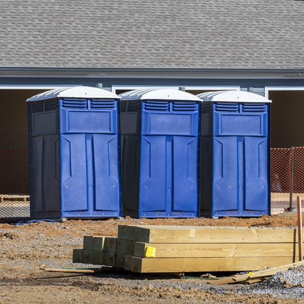 what is the cost difference between standard and deluxe porta potty rentals in Alden Kansas